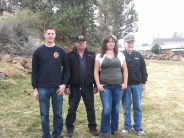 (L-R) Deschutes Veterans Austin, Carl, Kristen and Jim