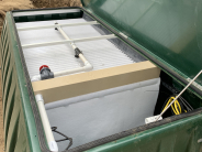 septic tank in ground