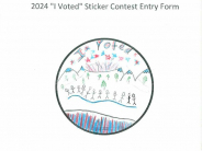 I Voted - Sticker Contest 2024