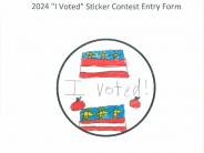 I Voted - Sticker Contest 2024