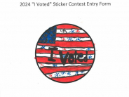 I Voted - Sticker Contest 2024