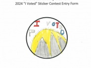 I Voted - Sticker Contest 2024