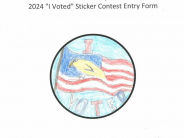 I Voted - Sticker Contest 2024