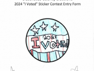 I Voted - Sticker Contest 2024