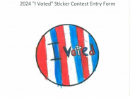 I Voted - Sticker Contest 2024