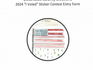 I Voted - Sticker Contest 2024