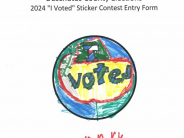 I Voted - Sticker Contest 2024