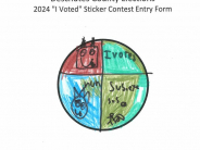 I Voted - Sticker Contest 2024