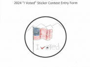 I Voted - Sticker Contest 2024
