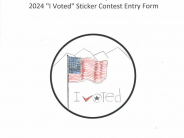 I Voted - Sticker Contest 2024