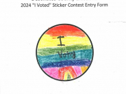 I Voted - Sticker Contest 2024