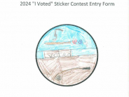 I Voted - Sticker Contest 2024