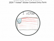 I Voted - Sticker Contest 2024