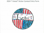 I Voted - Sticker Contest 2024