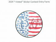 I Voted - Sticker Contest 2024