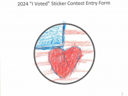 I Voted - Sticker Contest 2024