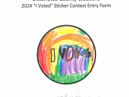 I Voted - Sticker Contest 2024