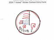 I Voted - Sticker Contest 2024