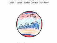 I Voted - Sticker Contest 2024