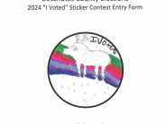 I Voted - Sticker Contest 2024