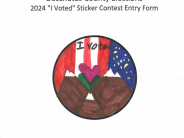 I Voted - Sticker Contest 2024