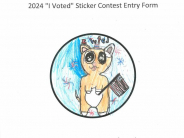 I Voted - Sticker Contest 2024