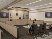 Rendering of new courtroom