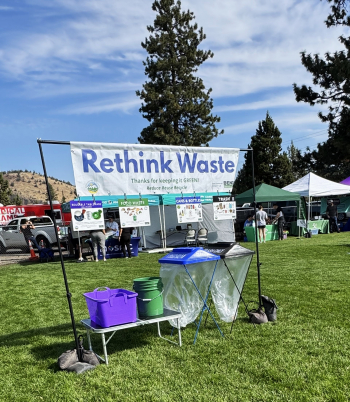 Reusable plat and composting station Full recycling stations
