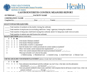 GI Control Measures Report