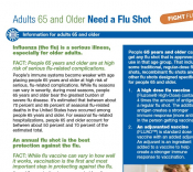 Fact Sheet: Adults 65 and Older Need a Flu Shot
