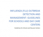 Flu outbreak toolkit for childcare facilities and schools Flu outbreak toolkit for childcare facilities and schools
