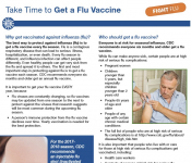 Fact Sheet: Take Time to Get a Flu Vaccine