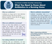 What you need to know about antibiotics in a nursing home