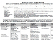CD exclusion matrix