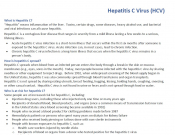 Hepatitis C fact sheet
