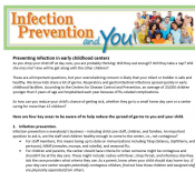 Infection prevention and you - childcare facilities Infection prevention and you - childcare facilities