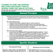 Cleaning vomit and diarrhea Cleaning vomit and diarrhea