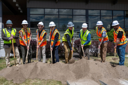 Photo of courthouse groundbreaking