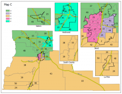 Map C: DMAC proposed commissioner district map