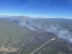 aerial photo of Darlene 3 Fire