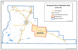 Mountain View Location Map