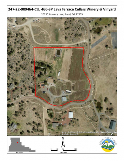 Lava Terrace Cellars map