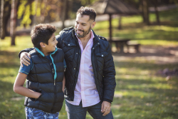 Teen with Dad