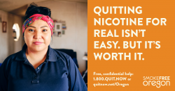 QUITTING NICOTINE FOR REAL ISN'T ALWAYS EASY, BUT IT'S WORTH IT.