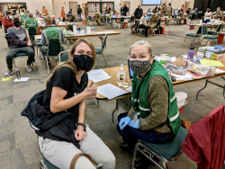 Vaccine Clinic Woman May 2021