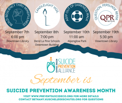 Suicide Awareness Month Events