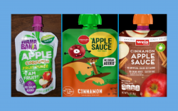 Photos of recalled applesauce puree