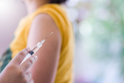 Child receiving immunization