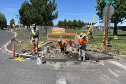 La Pine Pedestrian Ramp Improvements