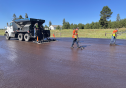 Slurry work in La Pine